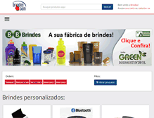 Tablet Screenshot of brindes.com.br